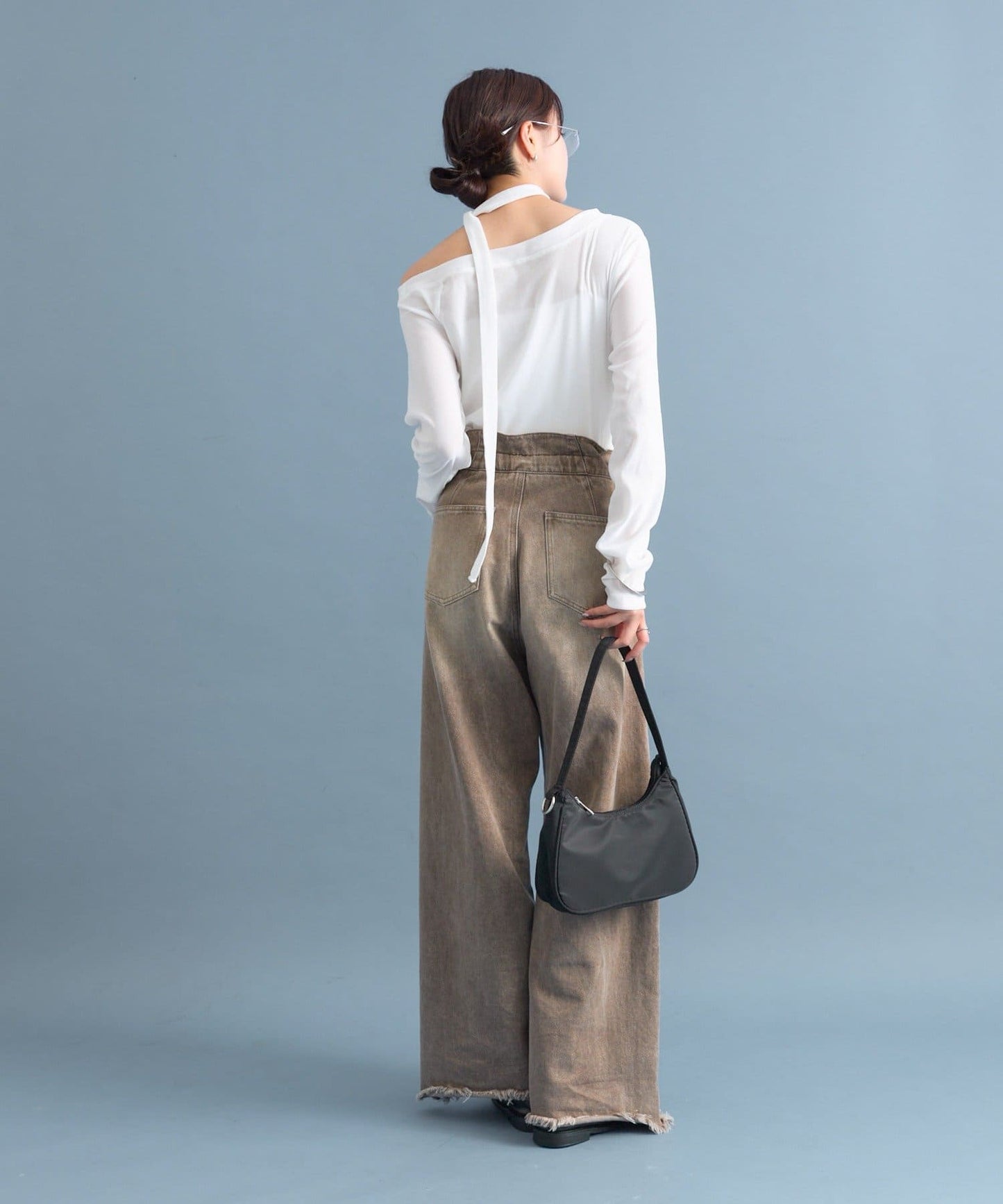 mystic one shoulder top