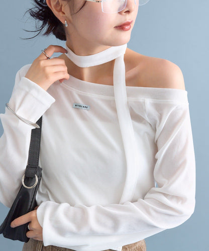 mystic one shoulder top