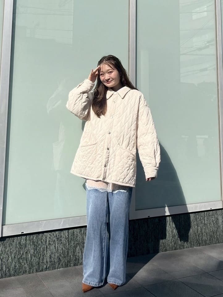 mystic Lace switching denim