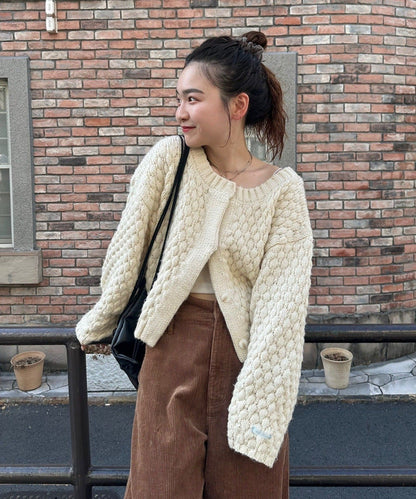 mystic Pokopoko knit cardigan