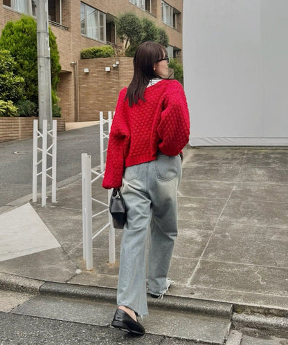 mystic Pokopoko knit cardigan