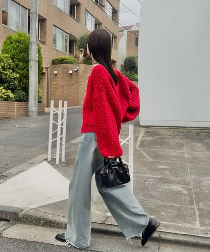 mystic Pokopoko knit cardigan