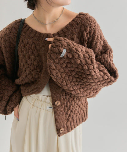 mystic Pokopoko knit cardigan