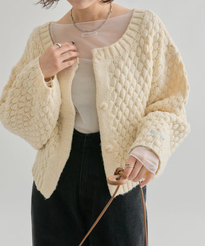 mystic Pokopoko knit cardigan