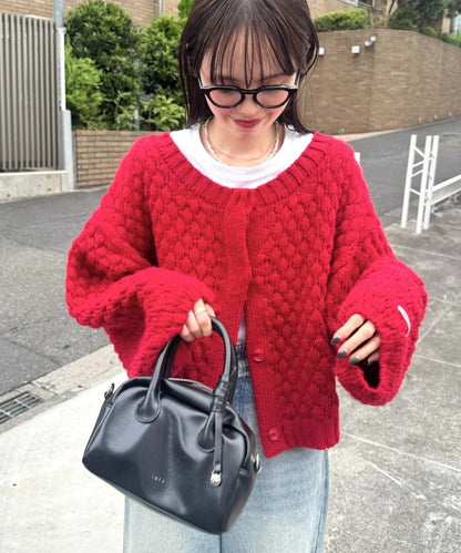 mystic Pokopoko knit cardigan