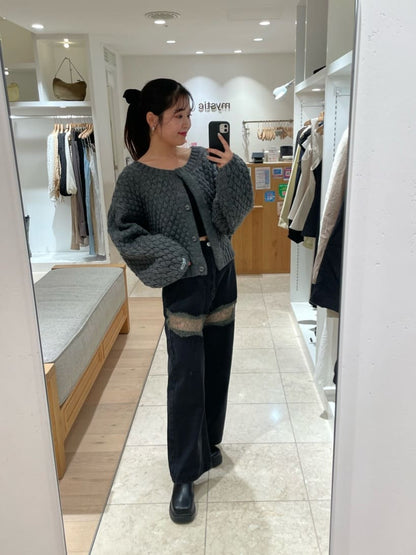 mystic Pokopoko knit cardigan