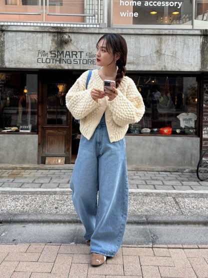 mystic Pokopoko knit cardigan
