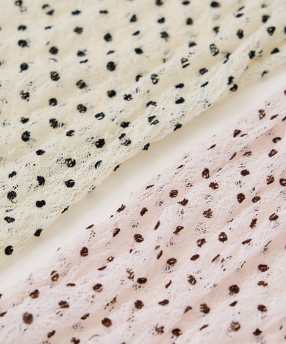 mystic 波點 lace Top