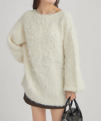 mystic Fluffy shaggy knit