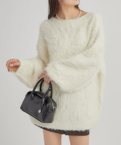 mystic Fluffy shaggy knit