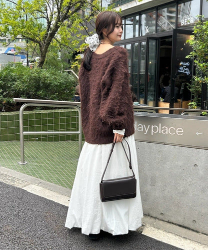 mystic Fluffy shaggy knit