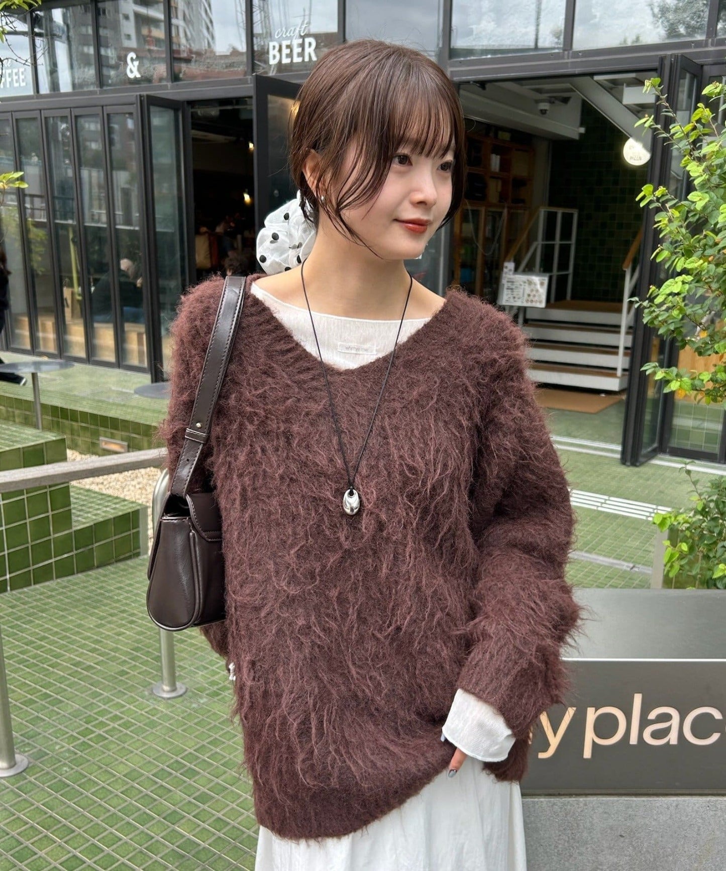 mystic Fluffy shaggy knit