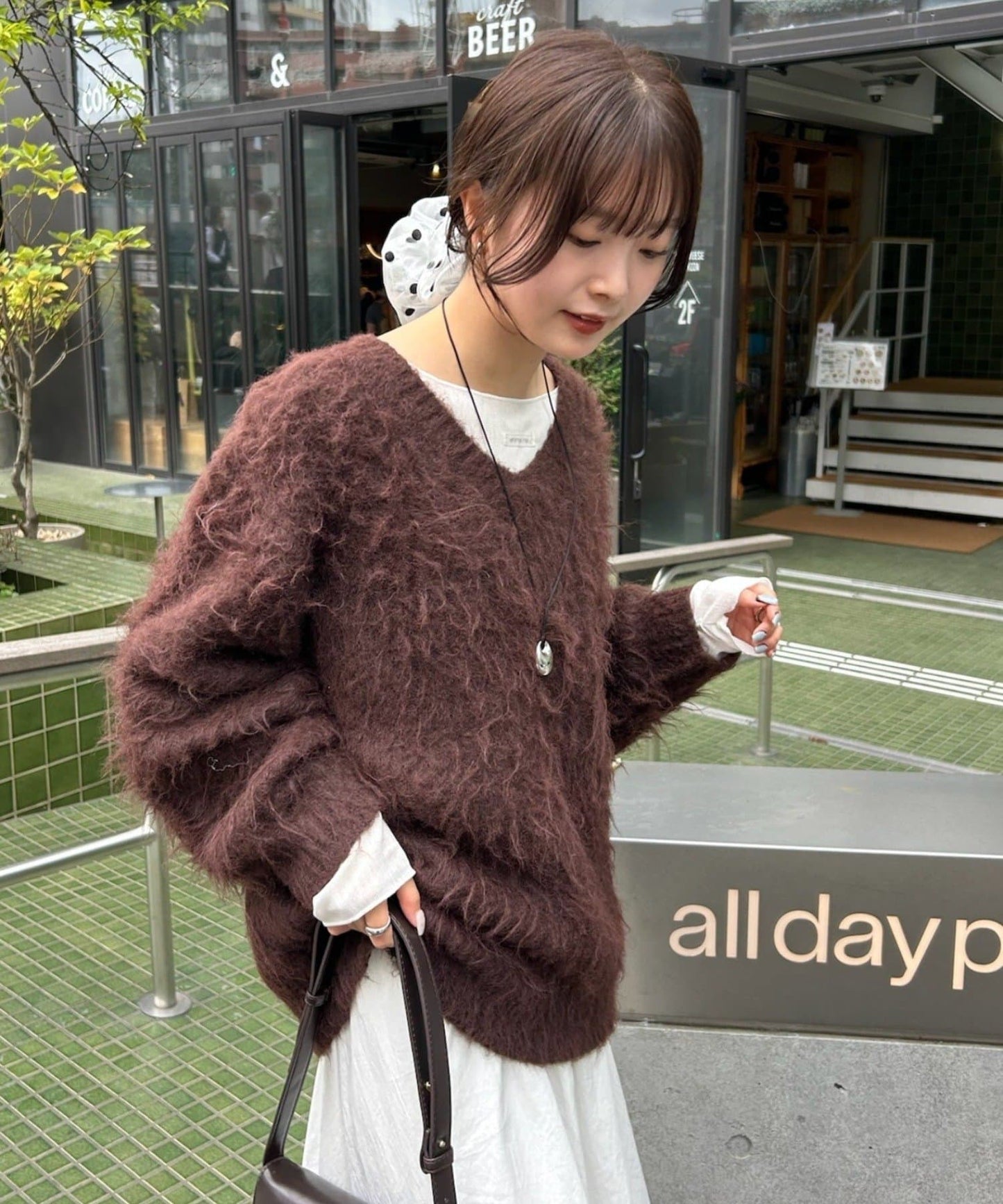 mystic Fluffy shaggy knit
