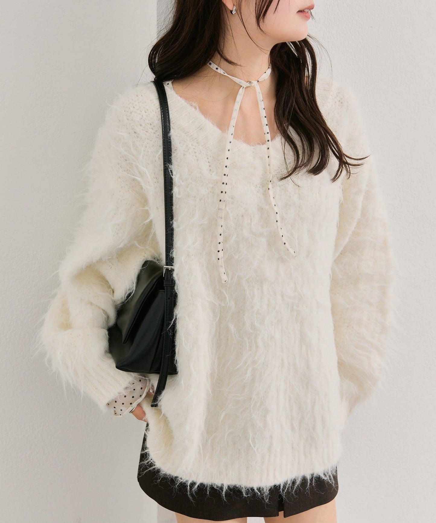 mystic Fluffy shaggy knit