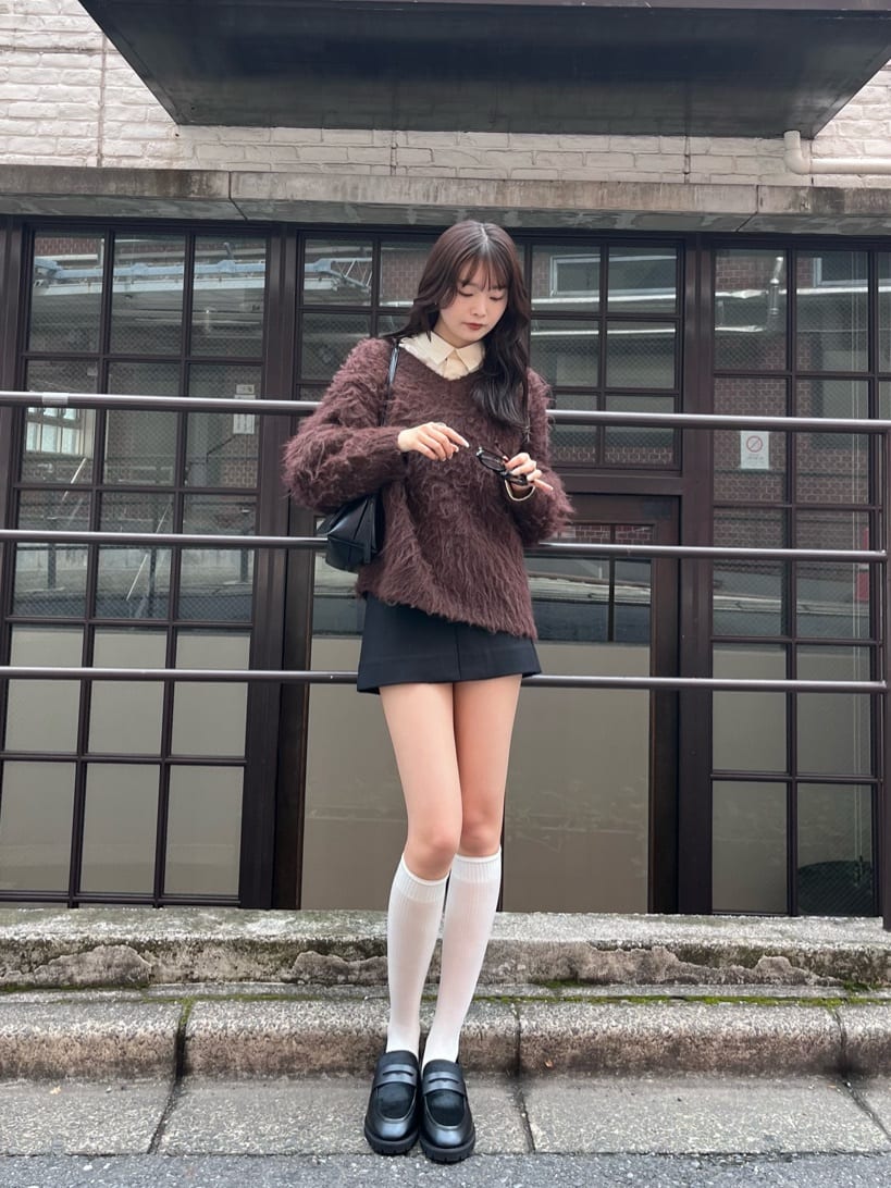 mystic Fluffy shaggy knit