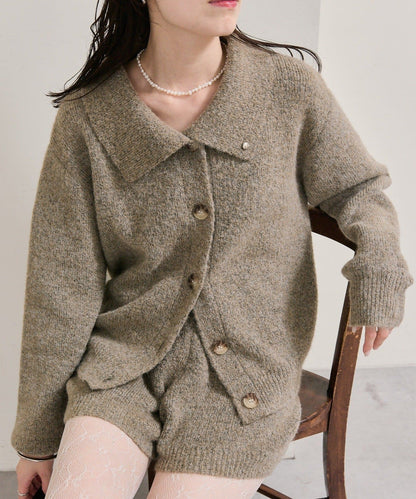 mystic 翻領針織Cardigan