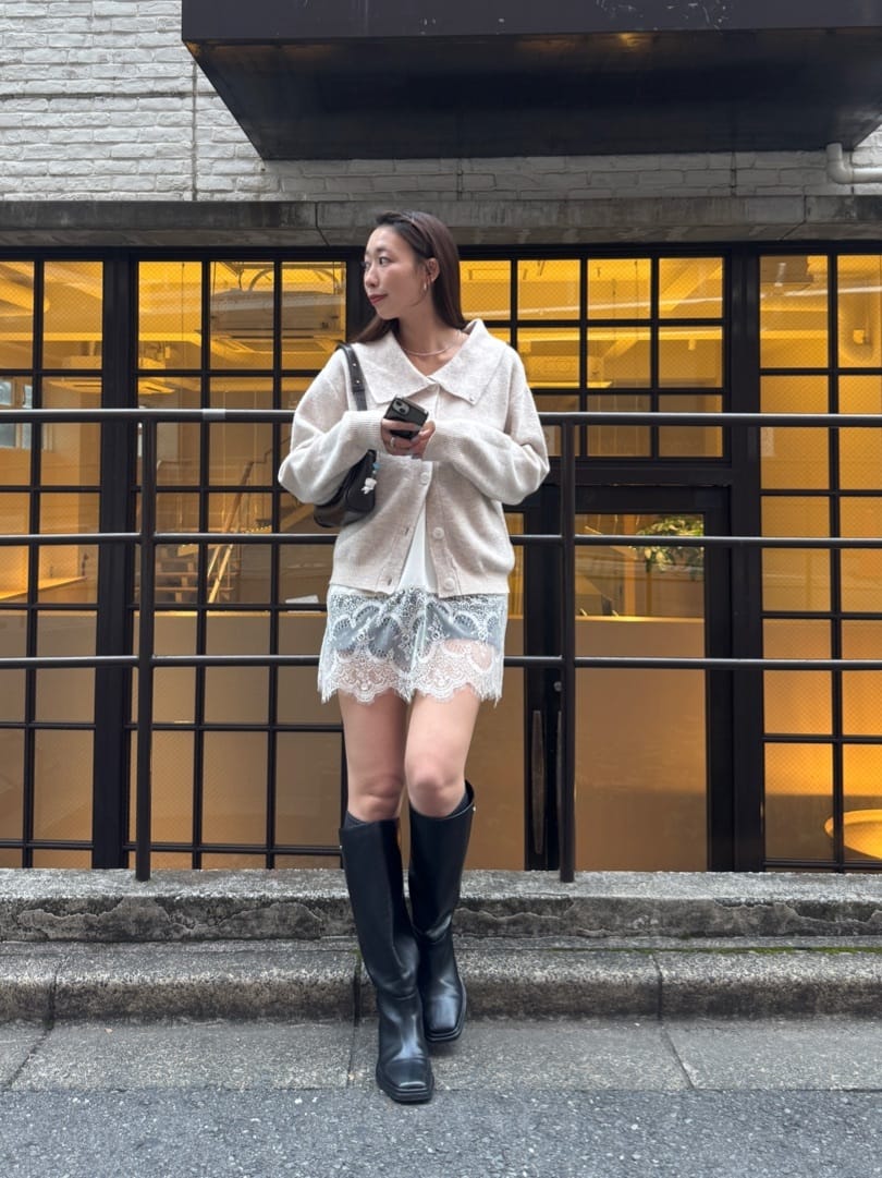 mystic 翻領針織Cardigan