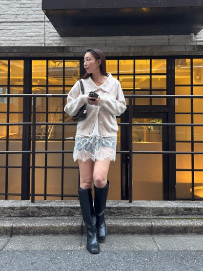 mystic 翻領針織Cardigan