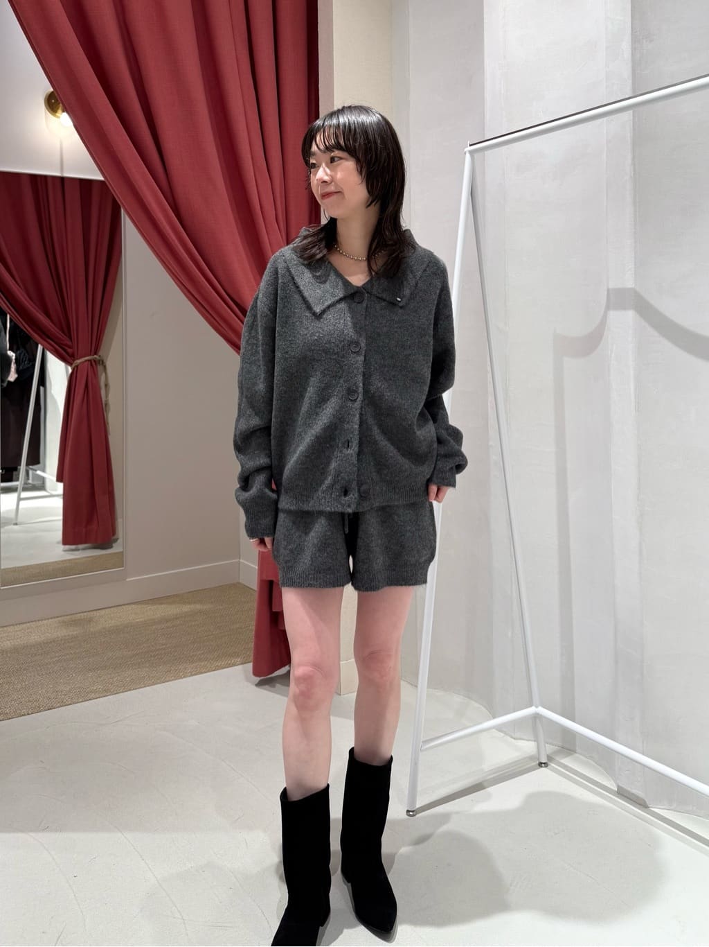 mystic 翻領針織Cardigan