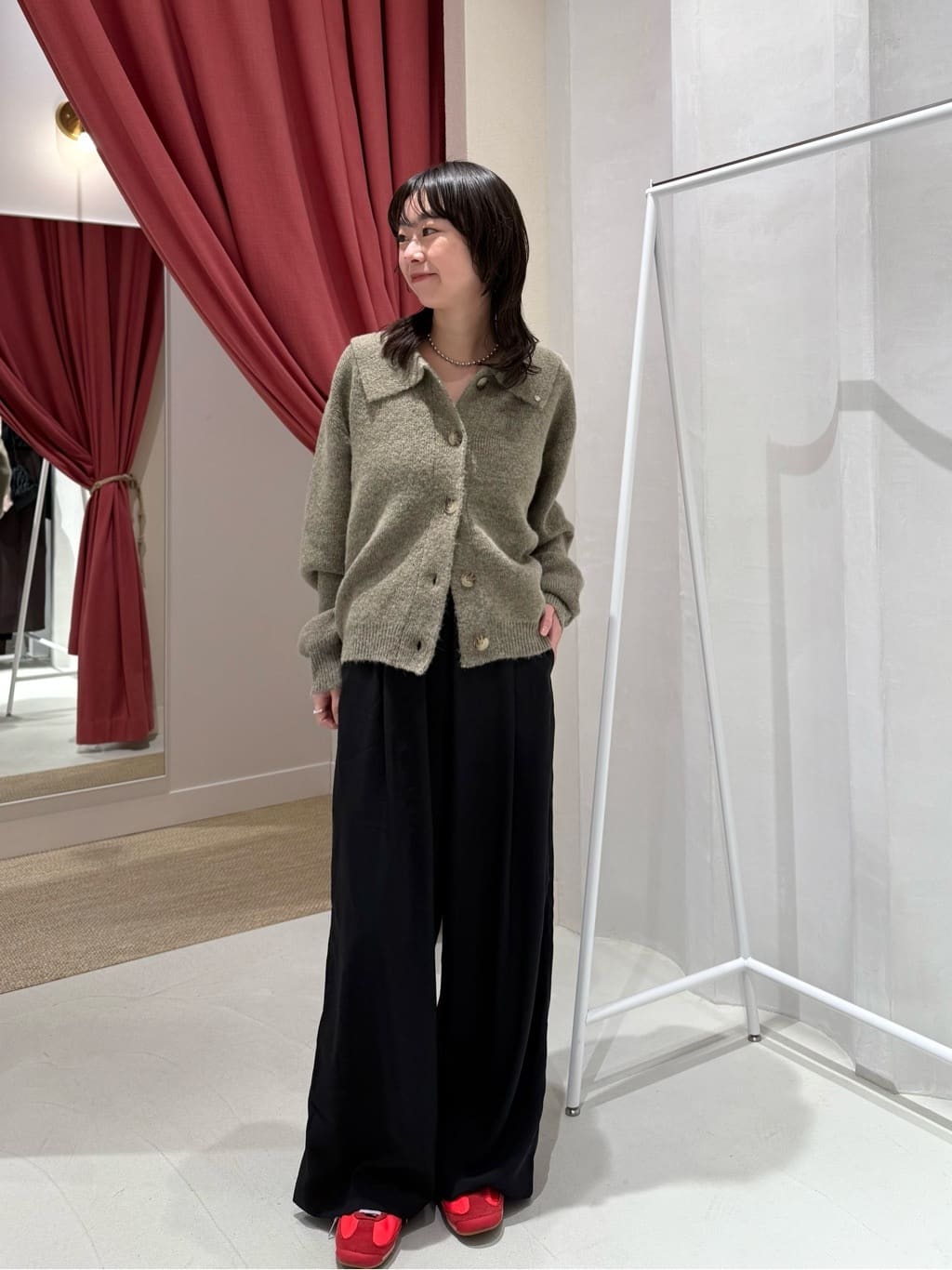 mystic 翻領針織Cardigan