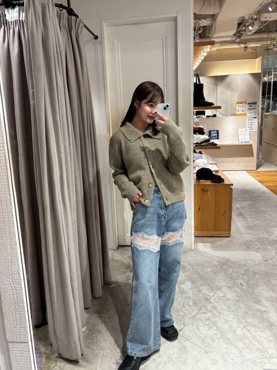 mystic 翻領針織Cardigan