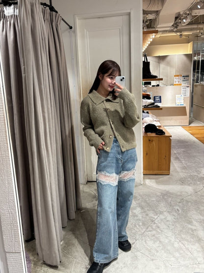 mystic 翻領針織Cardigan