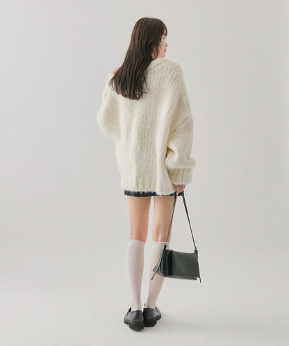 mystic 菱形針織Cardigan