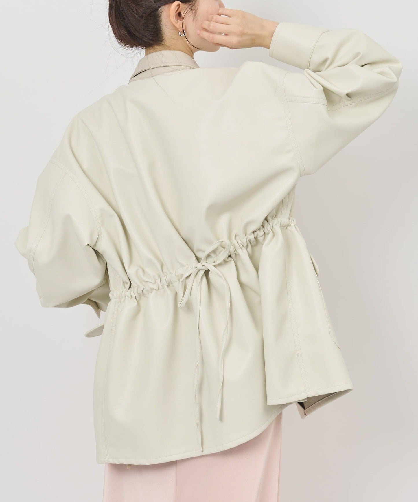 [2件SET] mystic Multi-way lace layered jacket