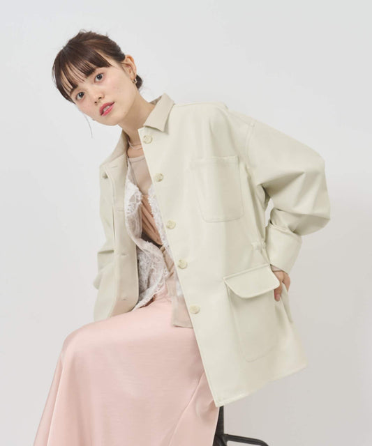 [2件SET] mystic Multi-way lace layered jacket