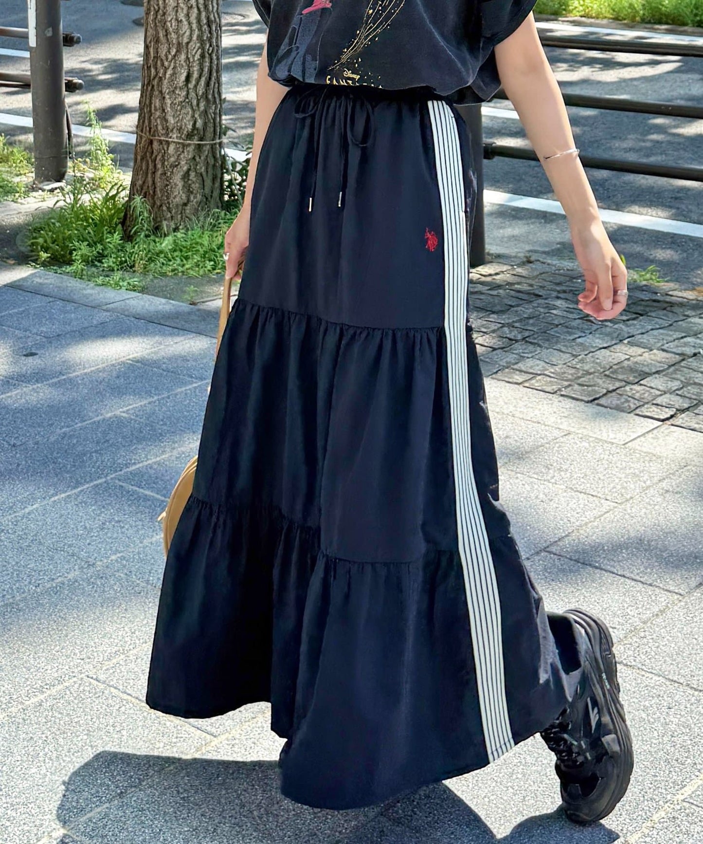 CPCM x U.S. POLO ASSN. Tiered skirt