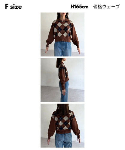 CPCM x U.S. POLO ASSN. Zip cardigan with collar