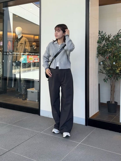 CPCM x U.S. POLO ASSN. Zip cardigan with collar