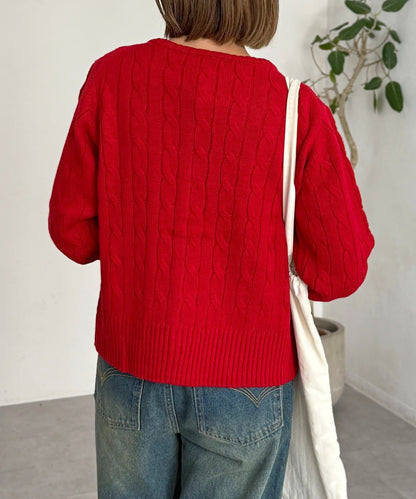 CPCM x U.S. POLO ASSN. Cable cardigan