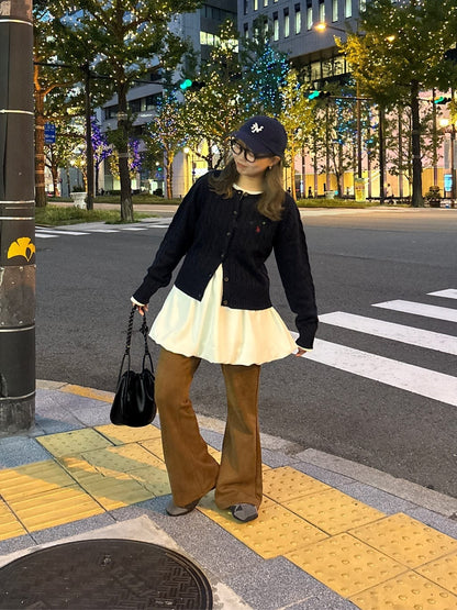 CPCM x U.S. POLO ASSN. Cable cardigan