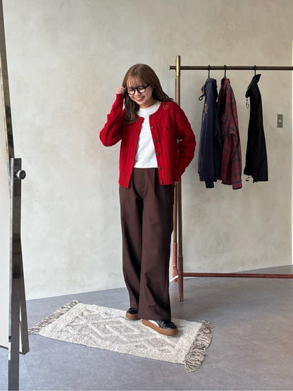 CPCM x U.S. POLO ASSN. Cable cardigan