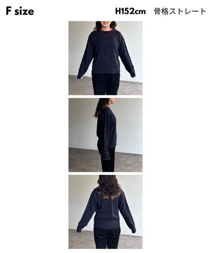 CPCM x U.S. POLO ASSN. Cable knit