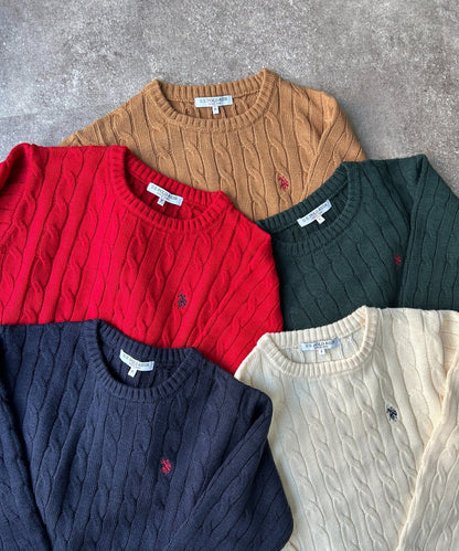 CPCM x U.S. POLO ASSN. Cable knit
