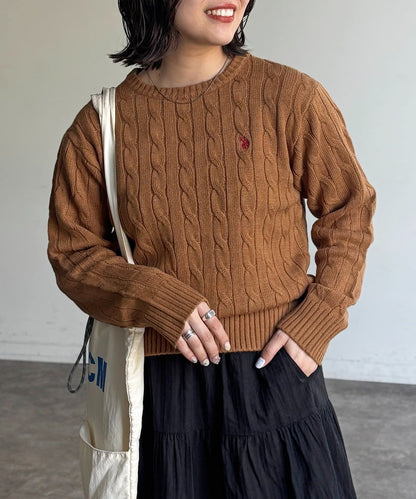 CPCM x U.S. POLO ASSN. Cable knit