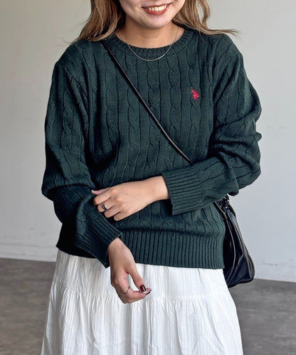CPCM x U.S. POLO ASSN. Cable knit