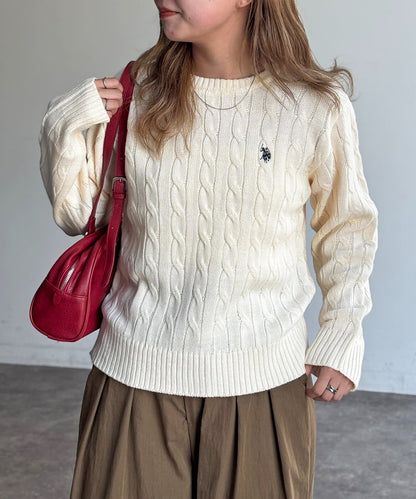 CPCM x U.S. POLO ASSN. Cable knit