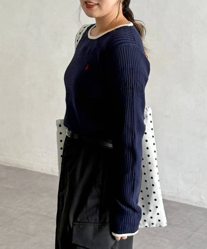 CPCM x U.S. POLO ASSN. Crew neck rib knit