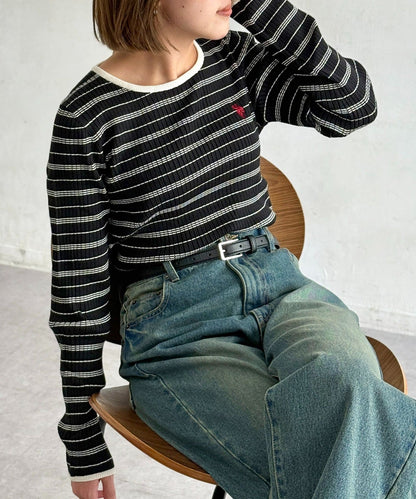 CPCM x U.S. POLO ASSN. Crew neck rib knit