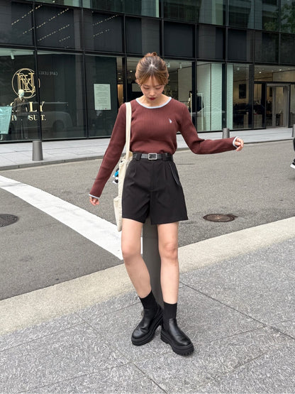 CPCM x U.S. POLO ASSN. Crew neck rib knit