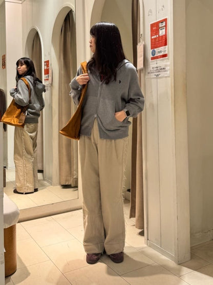 CPCM x U.S. POLO ASSN. Sweat-like knit zip hoodie