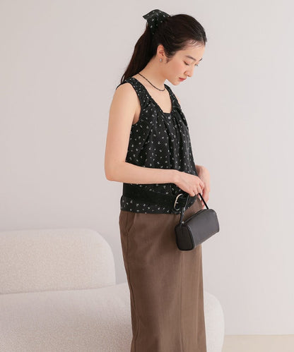 titivate Gathered design sleeveless blouse + 髮圈 - Image 15