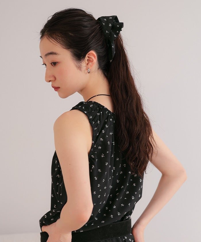 titivate Gathered design sleeveless blouse + 髮圈 - Image 16