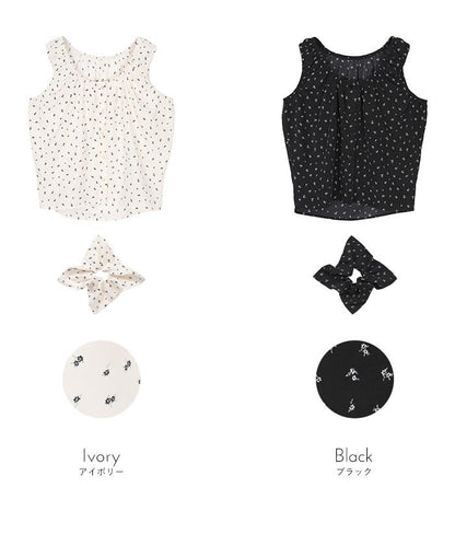 titivate Gathered design sleeveless blouse + 髮圈 - Image 34