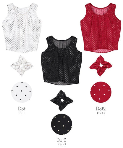 titivate Gathered design sleeveless blouse + 髮圈 - Image 35