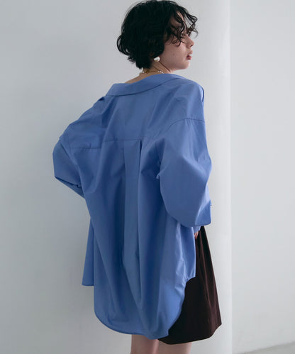 2wayベーシックルーズシャツ