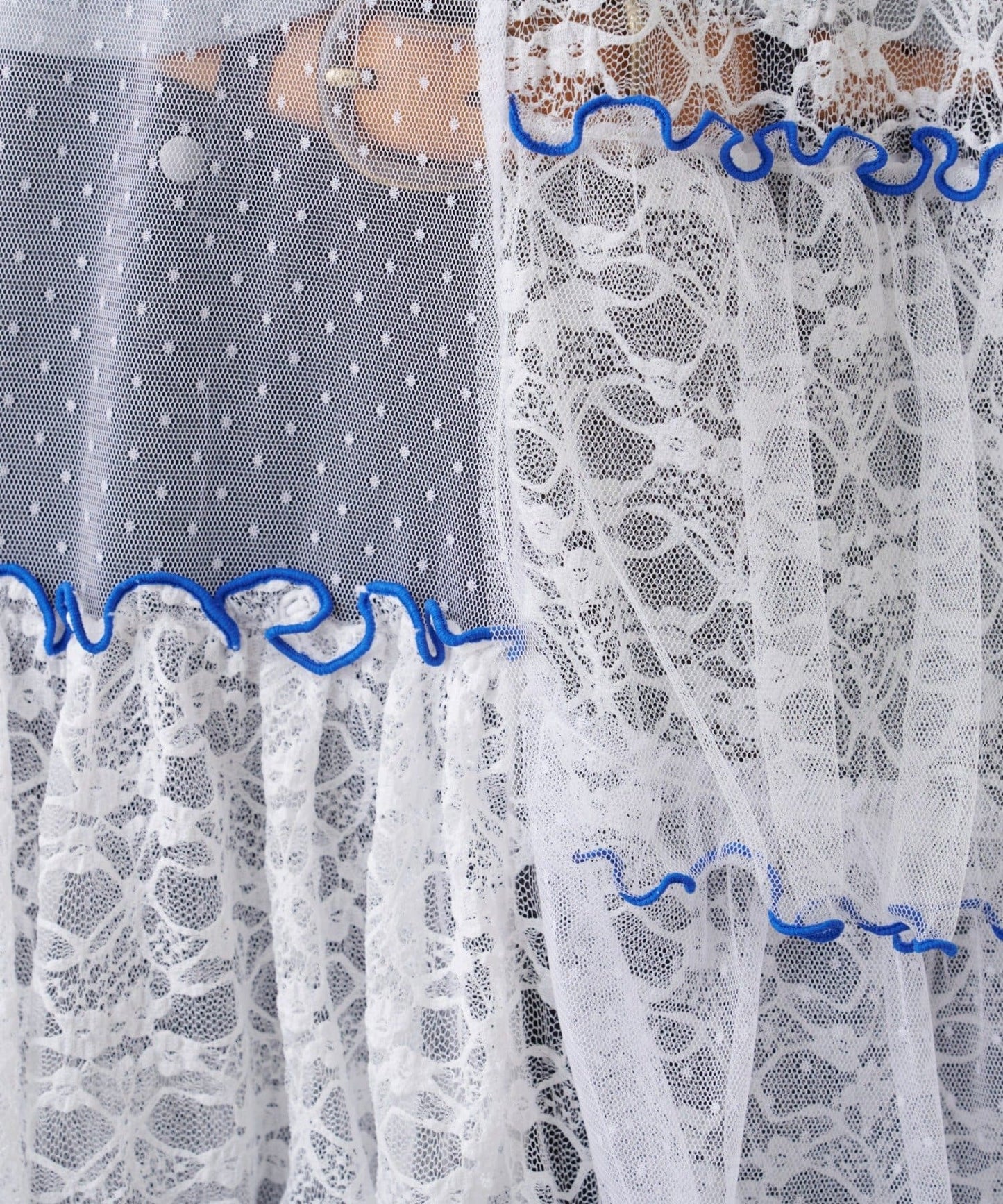 HELLO.SANFRANCISCO 2 Way Lace 拼接層層裙